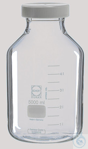 Laborflaschen 2000 ml GL 80 rund ohne Schraubkappe