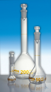 Messkolben, 10 ml, A, KB, NS 10/19, 6K-Hohlstopfen