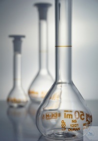 Messkolben, 25 ml, A, KB, NS 10/19, PE, USP