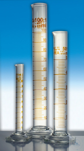 Messzylinder 10 ml Kl-A HF KB Ausguss 6K-Fuß Messzylinder, 10 : 0,2 ml, Toleranz: ± 0,10 ml, hohe...