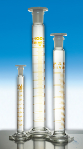 Mischzylinder 2000 ml Kl-A HF KB NS 45/40 PE-Stopfen 6K-Fuß Mischzylinder, 2000 : 20 ml,...