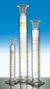 Mischzylinder 25 ml Kl-A HF KB NS 14/23 PE-Stopfen 6K-Fuß Mischzylinder, 25 : 0,5 ml, Toleranz: ±...