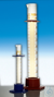 Messzylinder 10 ml Kl-B HF Ausguss PP-Fuß Messzylinder, 10 : 0,2 ml, Toleranz: ± 0,2 ml, hohe...