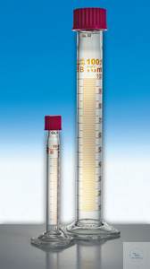 Mischzylinder 50 ml Kl-B HF GL 25 mit Schraubkappe 6K-Fuß