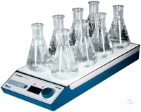 Magneetroerder met 8 posities MS-MP8 8 roerpunten max. 500 ml, 80-1200 rpm  digitale regeleenheid...