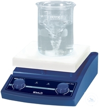 Magneetroerder met verwarming MSH-20A 20 L, 1500 rpm, 380°C, 600 W, analoog plaat met keramische...