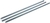 Stativstange Ø:23mm Länge 800mm Stativstange RD531, Ø 23 mm, Länge 800 mm, ohne Gewinde, Edelstahl