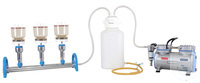 Rocker 400 230 V with manifold MultiVac 310-MS (3 branches), 3 x 300 ml...