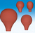 Suction bulb, PVC, size 7, for 143 ml pipettes, with hole Ø 6 mm, bulb Ø 72 mm