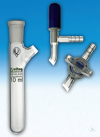 Auffangkolben n. Schlenk 1000 ml zyl. NS 29/32 Auffangkolben, nach Schlenk, 1.000 ml, Rundboden,...