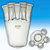 Sulfierkolben 100ml NS29/32 4x14/23 Sulfierkolben, 100 ml, mit 4 Seitenhälsen, MH NS 29/32, SH NS...