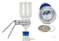 Glass filtration set with support screen Glass filtration set with support...