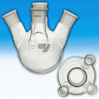 4-Hals-Kolben 6000ml MH 45/40 Vierhalskolben mit schrägen Seitenhälsen 6000 ml, MH NS 45/40, SH...