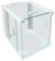 Windschutz aus Glas für WBA-x200 Windschutz aus Glas, 175 x 195 x 230 mm, für Laborwaagen Typ...