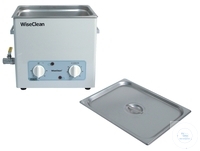 Ultrasoonbad WUC-A06H, analoog 6 L, met deksel, rvs verwarming: Tk ... 85°C,...