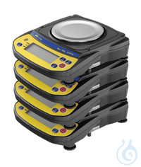 Präzisionswaage EJ-2000, 2100g x 0,1g, stapelbar, Batterie- und Netzbetrieb