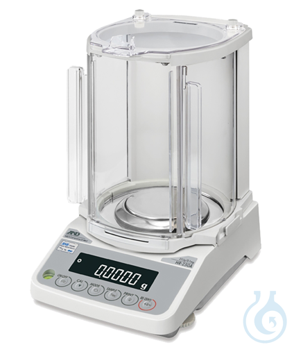 Analysenwaage, 102g x 0,1mg, Sehr robust mit Vo...