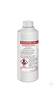 TICKOPUR J 80 U - 1 litres, deoxidation, ready for use, cyanide-free, gentle to material,...