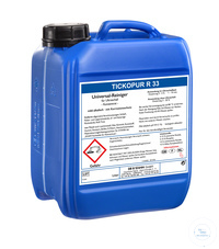 TICKOPUR R 33 - 5 litres, universal cleaner, with corrosion protection, concentrate, gentle to...