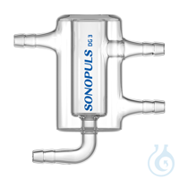 SONOPULS DG 3 Flow-through vessel Flow-through vessel DG with cooling jacket. For continuous...