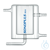 SONOPULS RZ 4 Rosett cell Flow-through vessel DG with cooling jacket. For continuous sonication...
