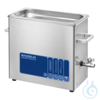 SONOREX DIGIPLUS DL 255 H ultrasonic bath with heating 5,5 Liter  High-performance ultrasonic...