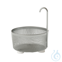 SONOREX KD 0 Sieve basket stainless steel, sieve mesh with very fine mesh for insertion into...