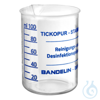 SONOREX MB 100 Measuring beaker Measuring cup for precise dosing of the...