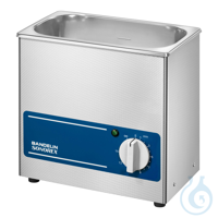 SONOREX SUPER RK 100 ultrasonic bath 3 Liter  High performance ultrasonic cleaner with heating...