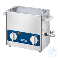 SONOREX SUPER RK 102 H ultrasonic bath with heating 3 Liter  High-performance ultrasonic cleaner...