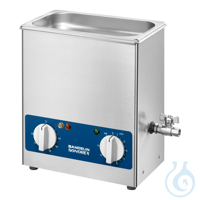 SONOREX SUPER RK 103 H Ultrasonic bath with heating, 4 liter High-performance ultrasonic cleaner...