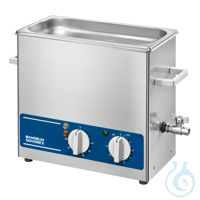 SONOREX SUPER RK 255 H ultrasonic bath with heating 5,5 Liter  High performance ultrasonic...
