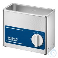 SONOREX SUPER RK 31 Ultrasonic bath 0,6 liter High performance ultrasonic cleaner with heating...