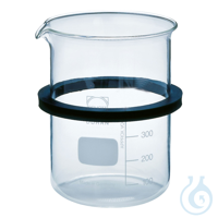 SONOREX SD 04 Inset beaker with rubber ring 0,4 liter Glass, 400 ml, for...