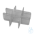 SONOREX TSA 9 Separating strip Separator for 9 full masksfor hanging basket K...