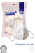 Mascarilla contra partículas sólidas y líquidas, sin válvula, KN95 
 
Contenido de la bolsa: 10...