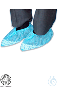 Cubrezapatos, azules con antideslizante, 100/pk
