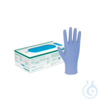 Gant Vasco® Nitrile bleu, non poudré, taille XS, boîte de 150