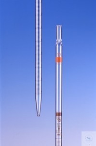 Messpipetten klar, Klasse-DIN B; graduiert, 10ml/0,1ml,