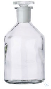 Steilbrustflasche weiss Enghals 50ml,