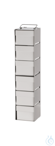 Eco Rack en aluminium pour congélateurs 3 boîtes pour 100mmH ; aluminium, dimensions (HxPxL)...