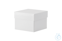 Boîte cryogénique 136x136x100mm ; carton, blanc, Boîte cryogénique 136x136x100mm ; carton, blanc ,