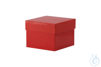 2Artikelen als: Cryobox 133x133x100mmH ; Kartonnen doos, rood, Cryobox 133x133x100mmH ;...