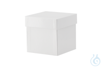2Artikelen als: Cryobox; kartonnen doos, wit, afmetingen (HxDxB) 130x133x133mm Cryobox ;...