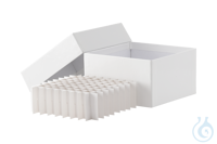 Cardboard box B9, 75 mm, 133x133x75 mm incl 9x9 cells Cardboard cryobox, 75mm...