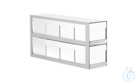 18Articles like: Rack (HxD) 2x3=6 boxes, 130mm, 268x424x140mm, Sliding shelf Comfort rack for...