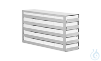 Comfort Schubladen-Gestell für Kühlschränke (HxB) 5x4=20 Boxen 50mmH; Edelstahl,
