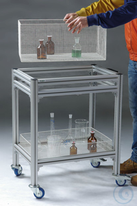 Wire baskets, 11cm height Wire baskets, 11cm height 
Wire baskets with white synthetic coating,...