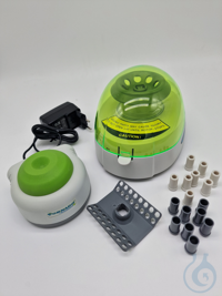 Combo-Paket: myFuge Mini-Zentrifuge (grün) & Vornado Vortex-Mischer (grün)