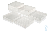 Cryo box with 10x10 divider for 2.0mL cryo tubes